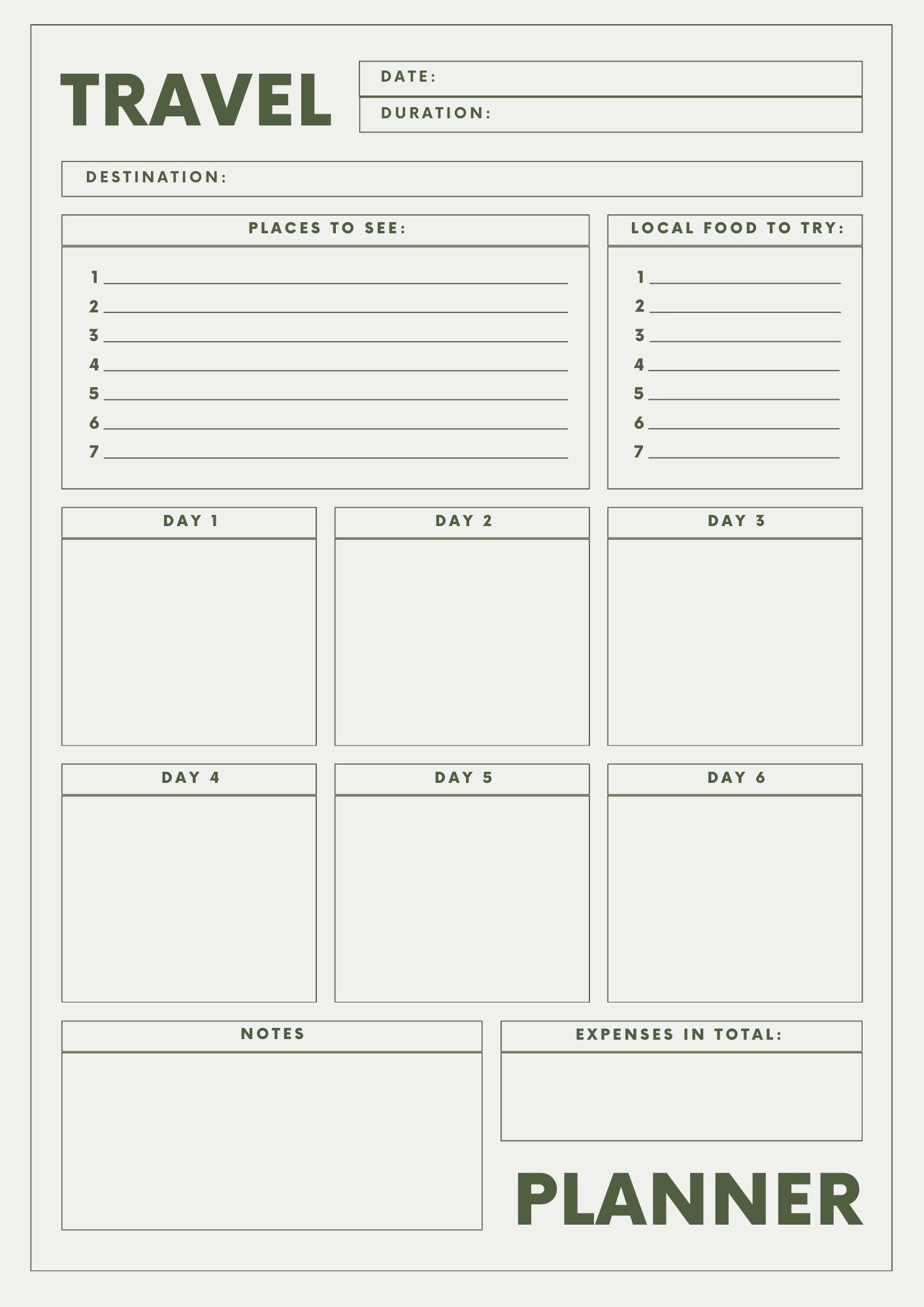 Travel Planner